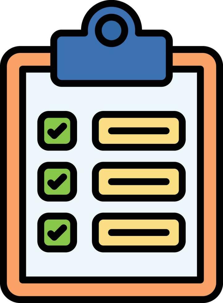 Task Planning Vector Icon