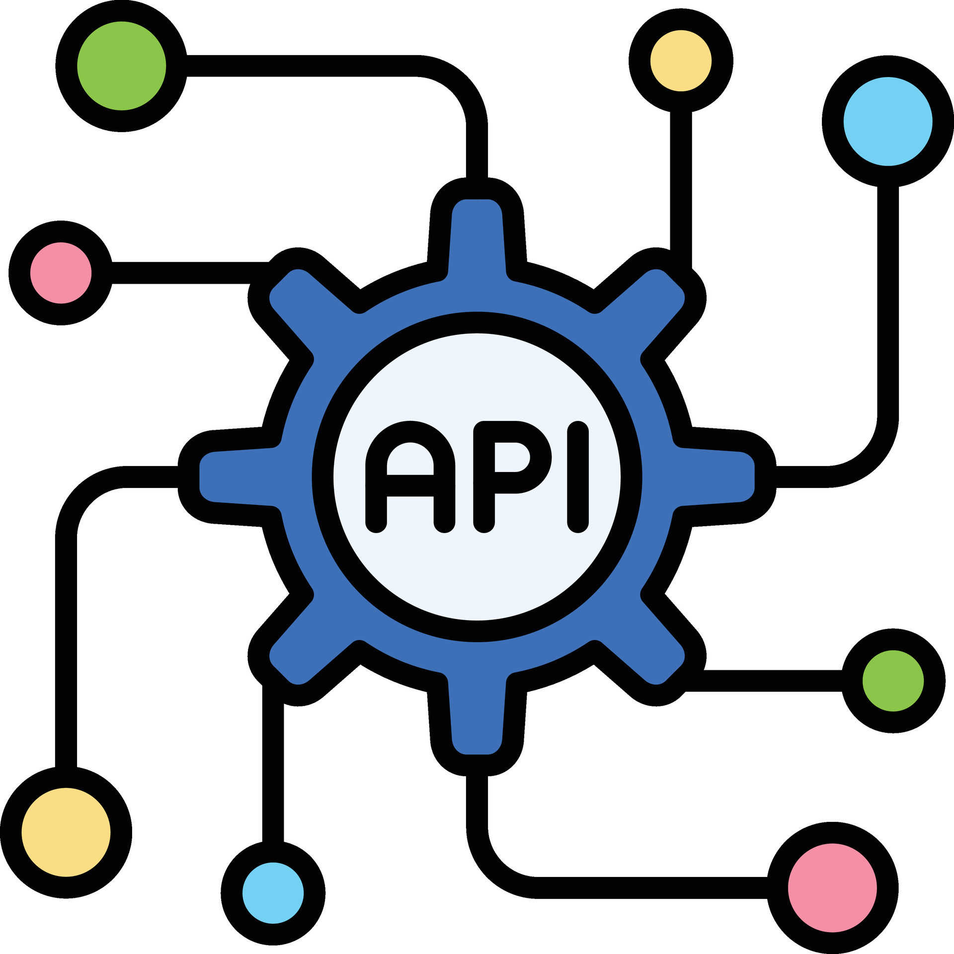 API Vector Icon 30383825 Vector Art at Vecteezy