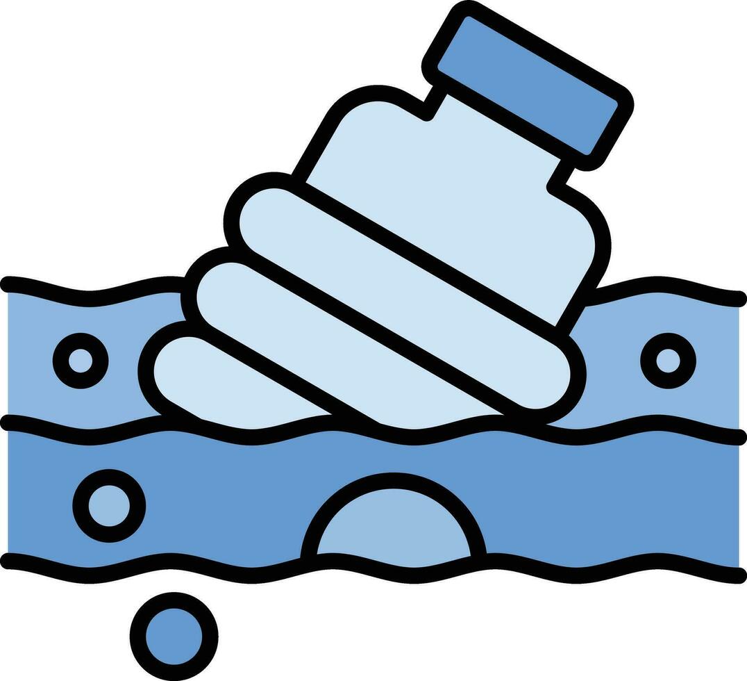Water Pollution Vector Icon