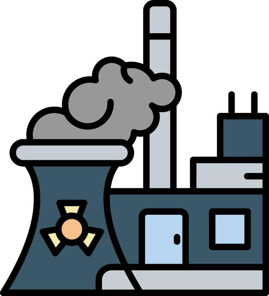 Nuclear Energy Vector Icon