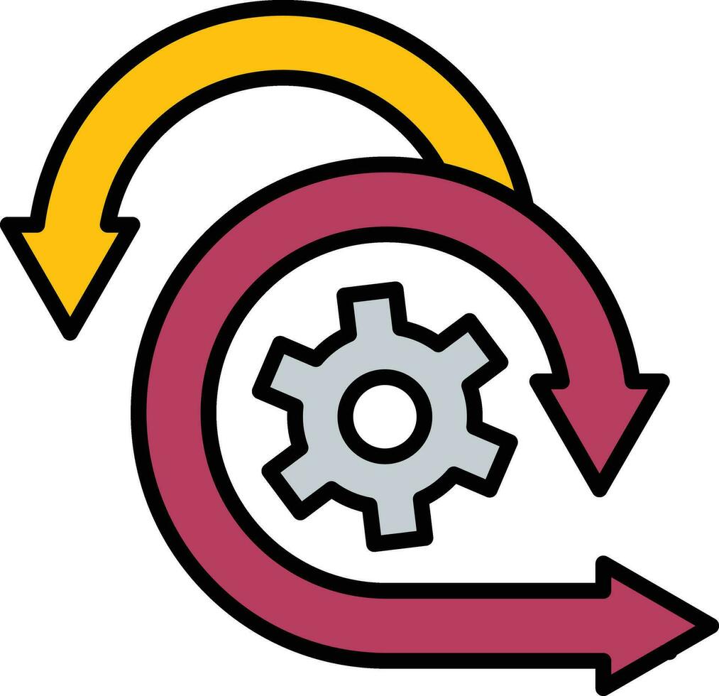 icono de vector de scrum