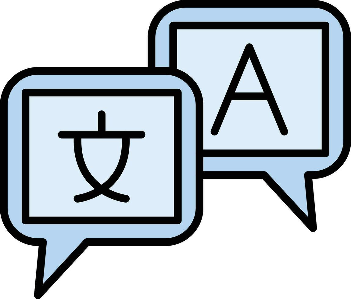 Language Course Vector Icon