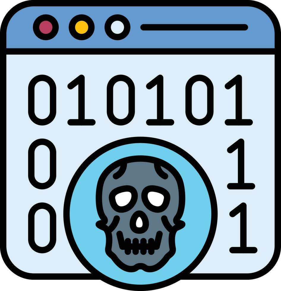 Website Hacked Vector Icon