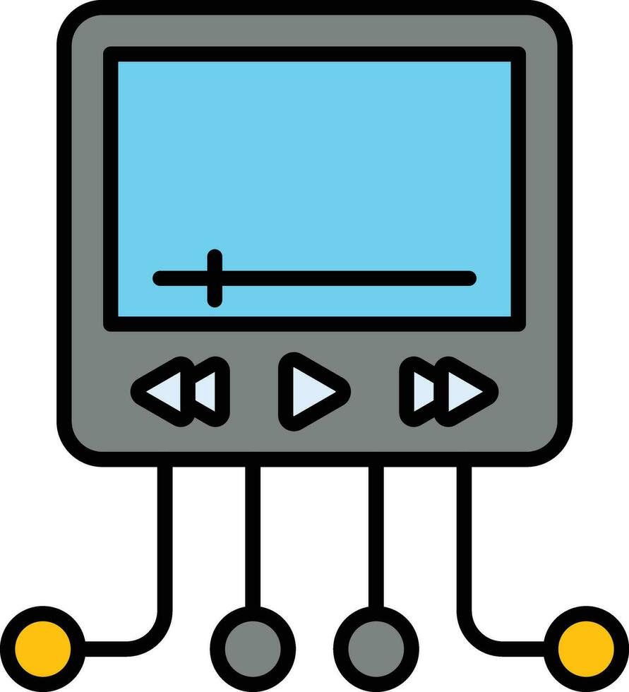 Video Network Vector Icon