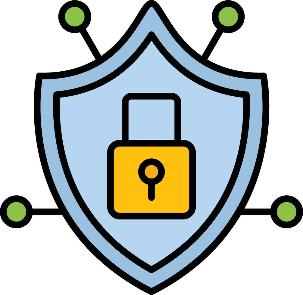 Security Network Vector Icon