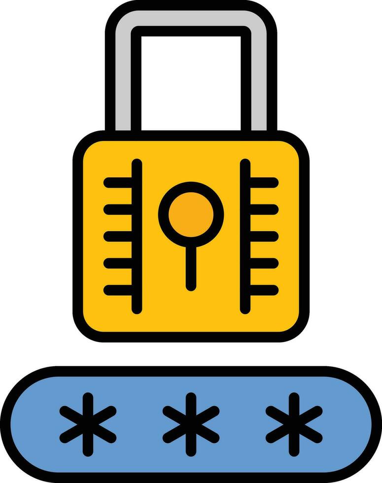 Password Locked Vector Icon