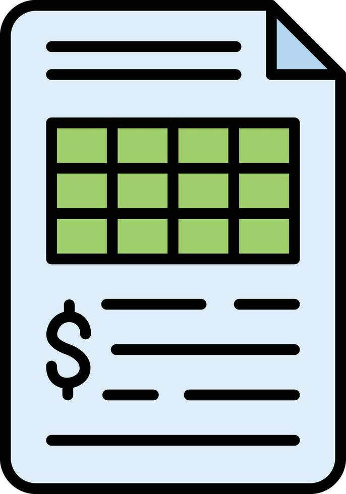 Invoice Vector Icon