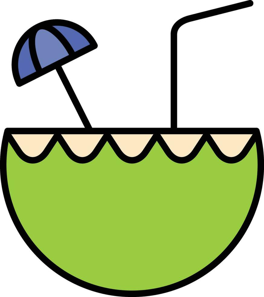 Coconut Vector Icon