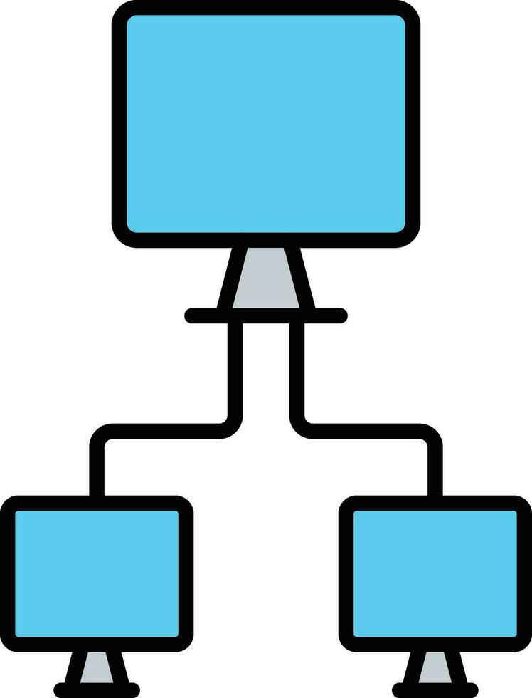 Computer Networking Vector Icon