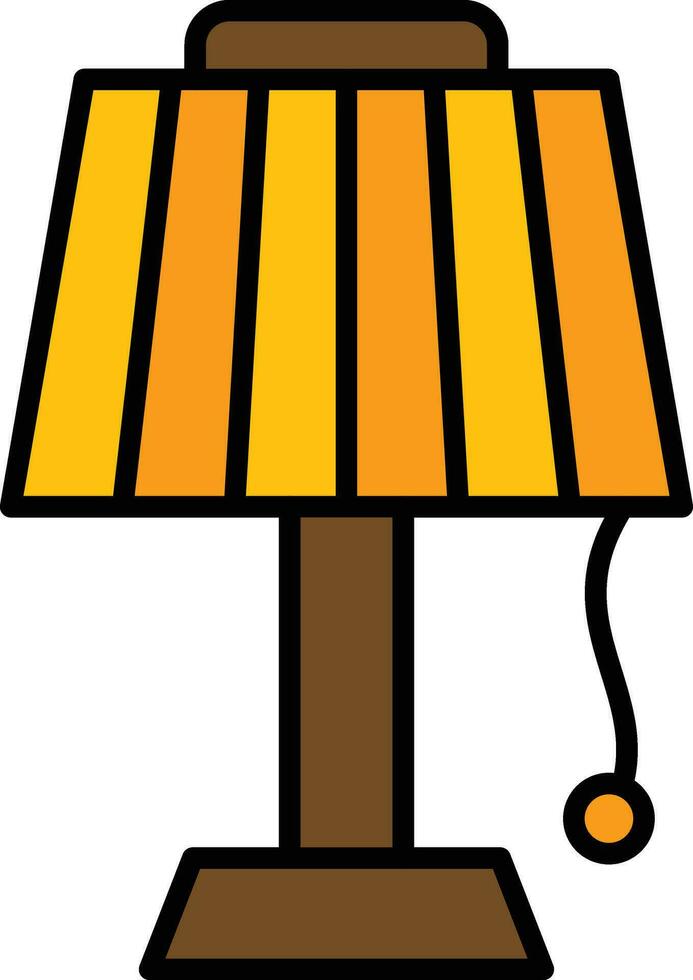 Desk Lamp Vector Icon