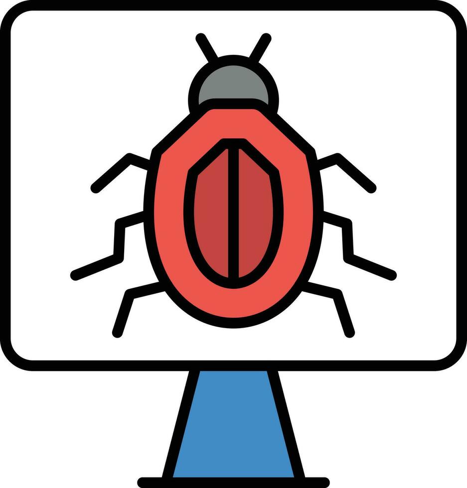 Computer Virus Vector Icon
