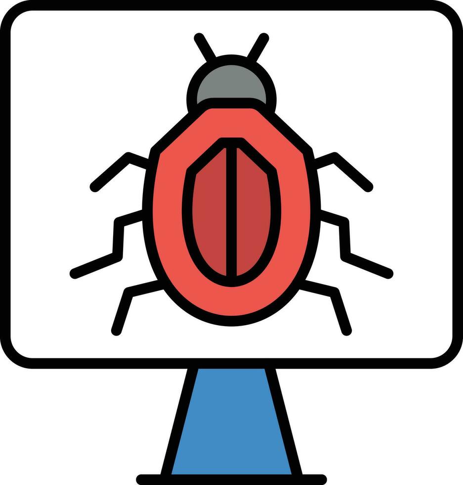 Computer Virus Vector Icon