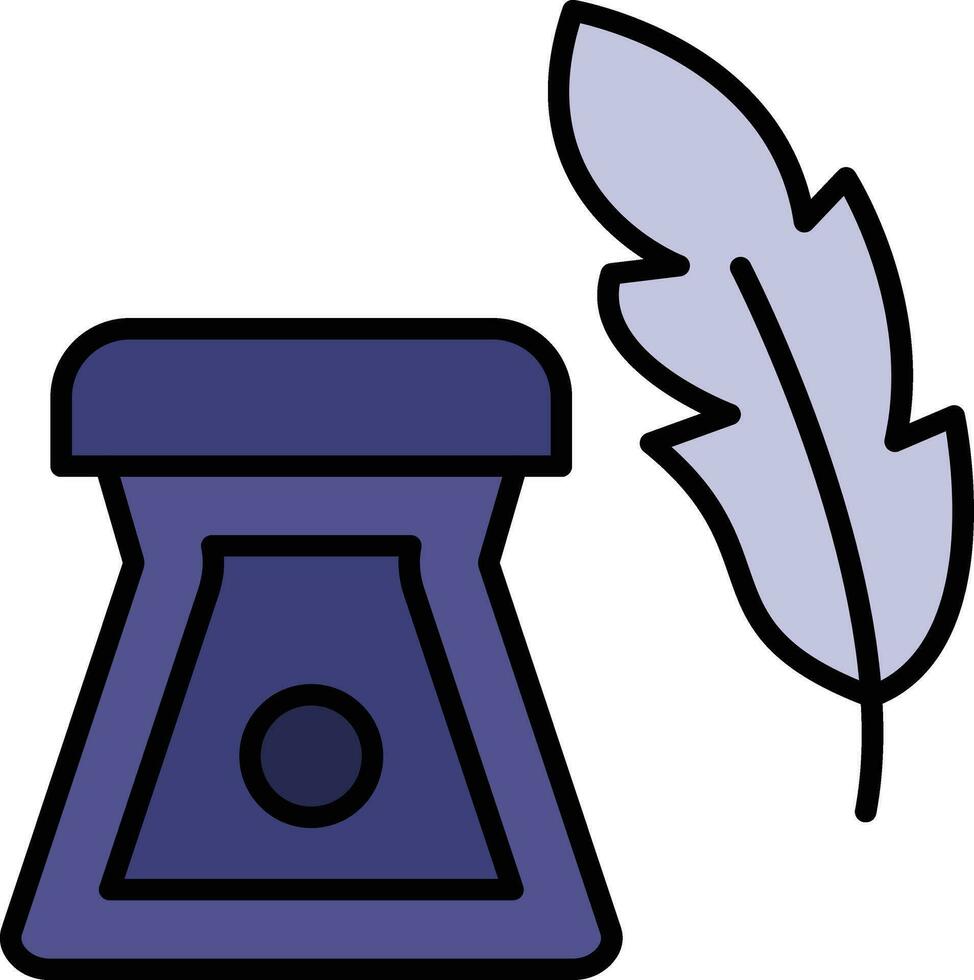 Feather Ink Vector Icon