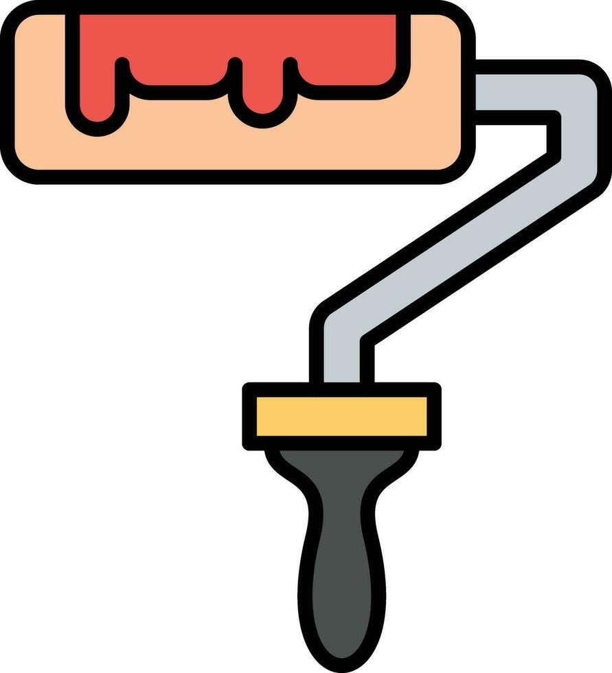 Paint Roller Vector Icon