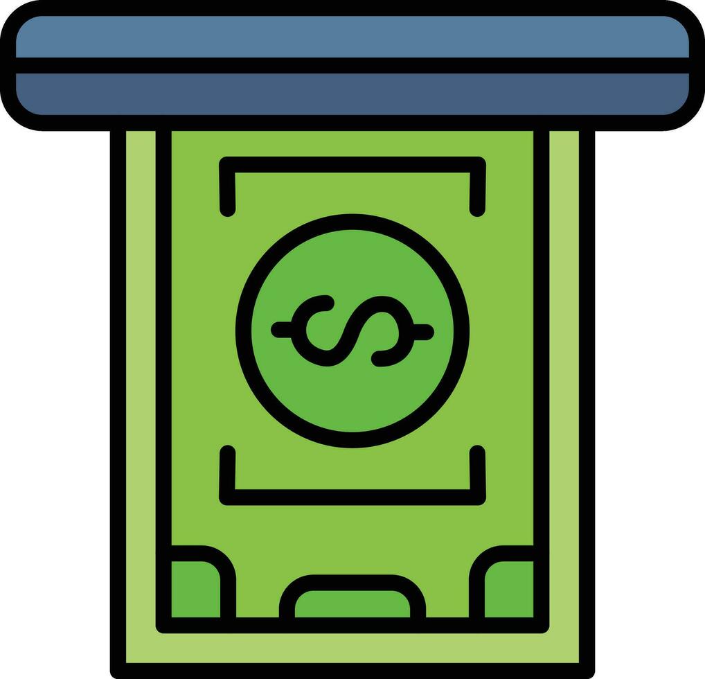 Cash Withdrawal Vector Icon