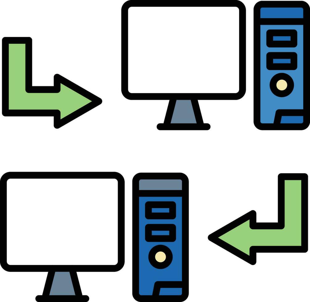 Shared Systems Vector Icon