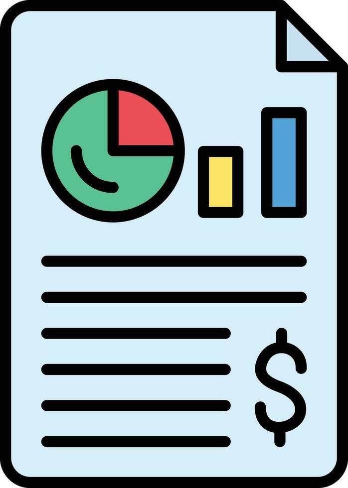 Business Report Vector Icon