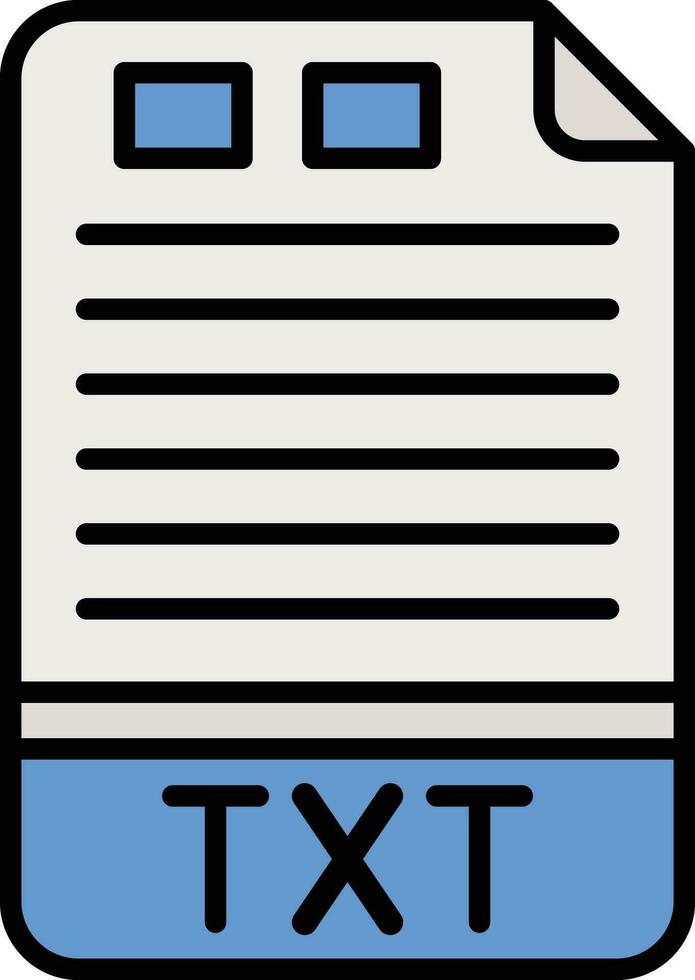 TXT Vector Icon