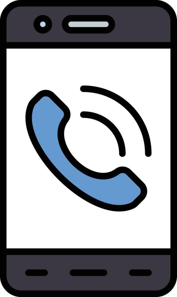 Mobile Call Vector Icon