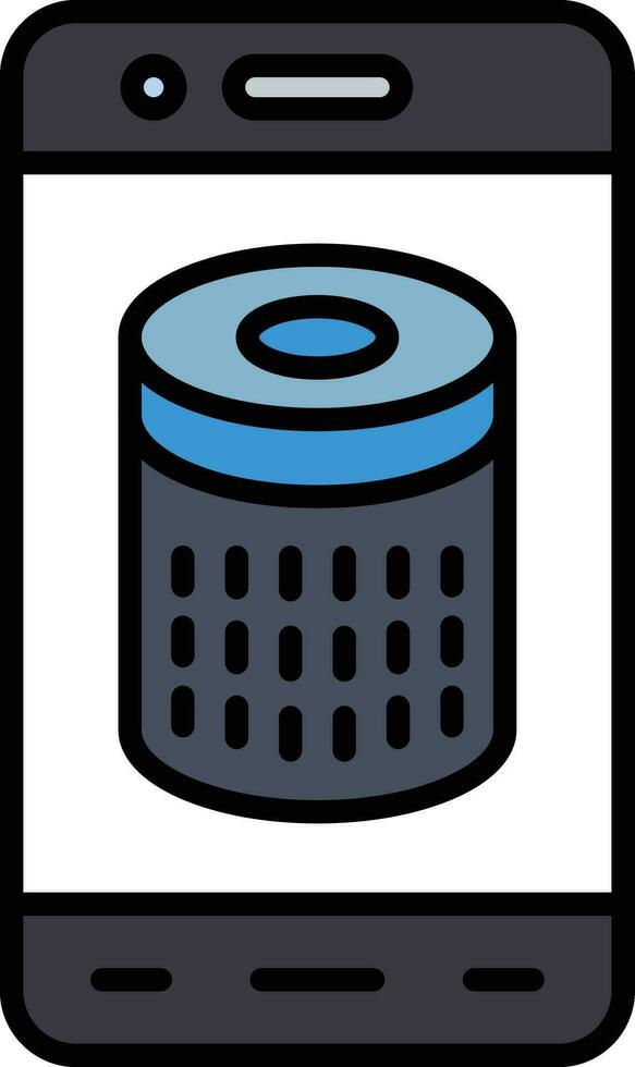 Mobile Speaker Vector Icon