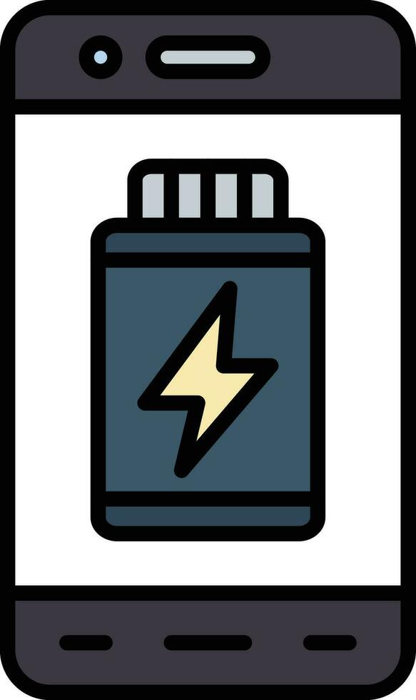 Mobile Battery Vector Icon