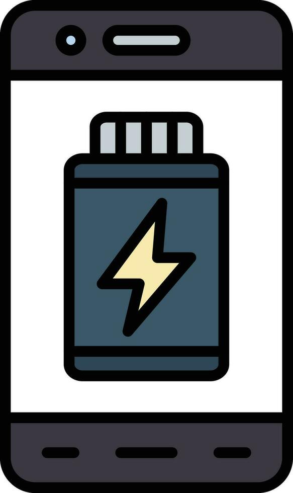 Mobile Battery Vector Icon