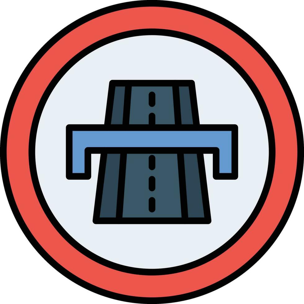 Motorway Vector Icon
