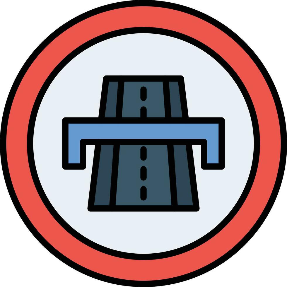 Motorway Vector Icon