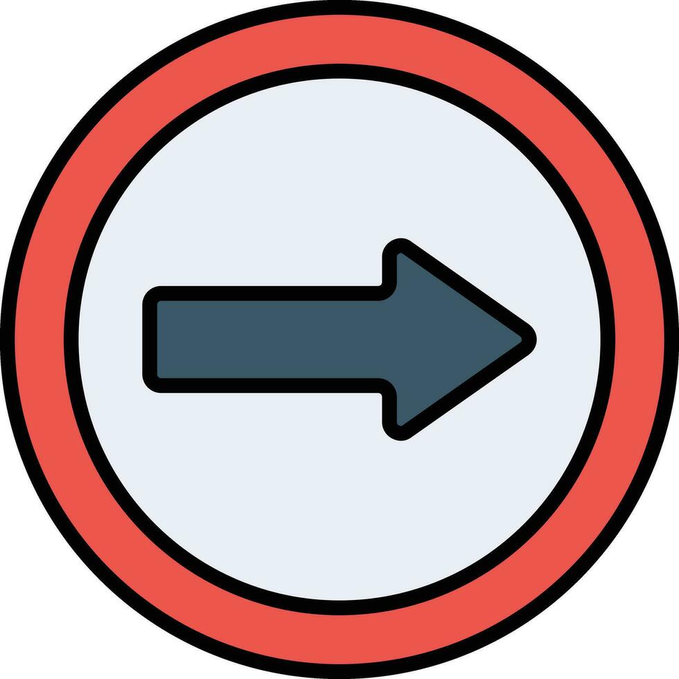 One Way Vector Icon