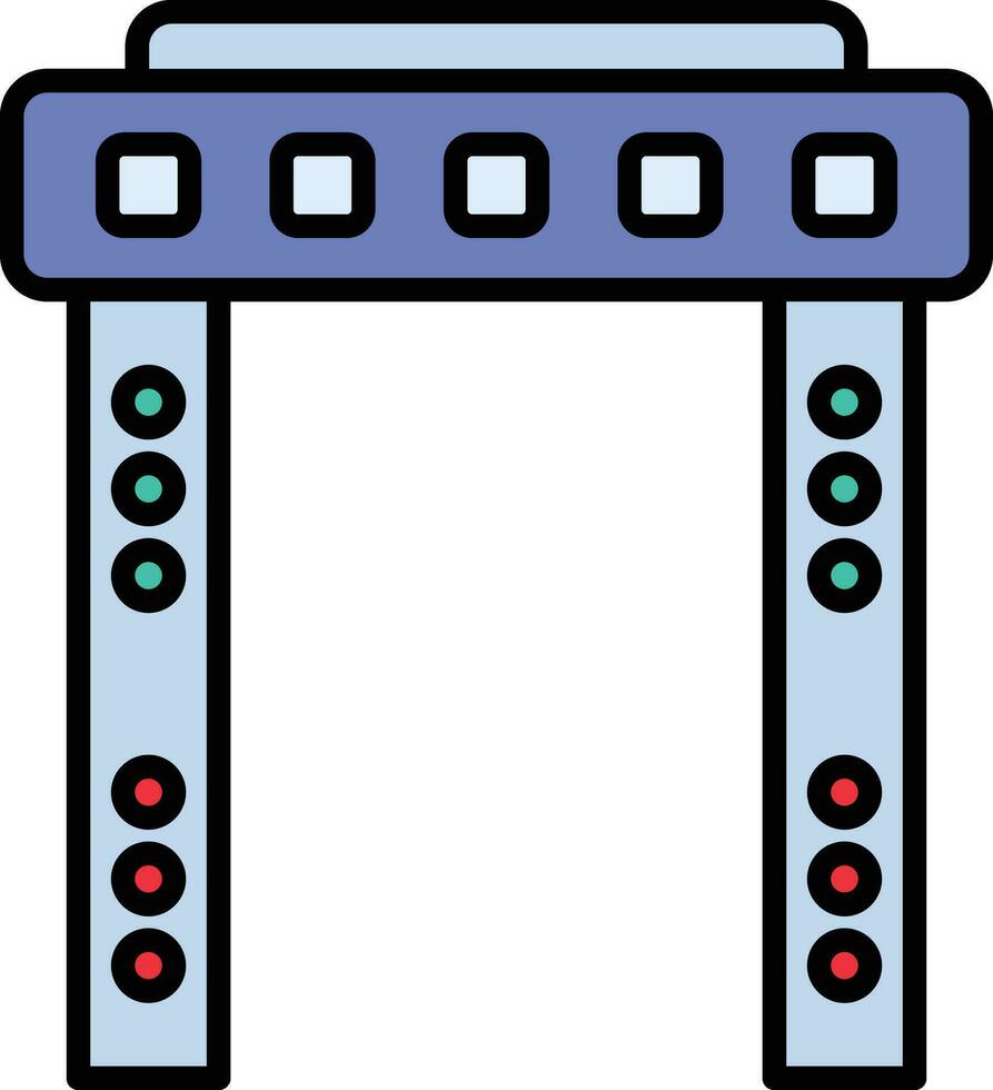 Metal Detector Vector Icon