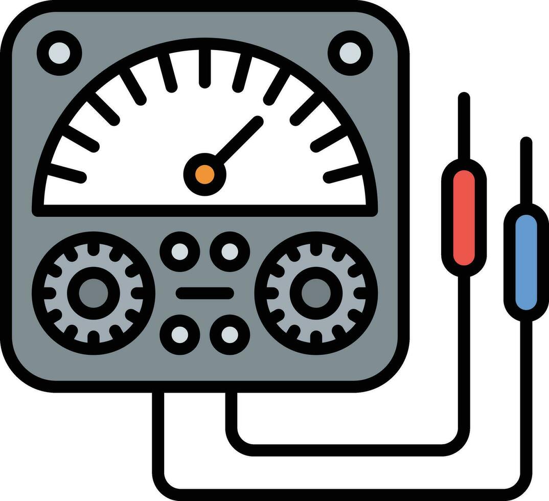 Voltmeter Vector Icon
