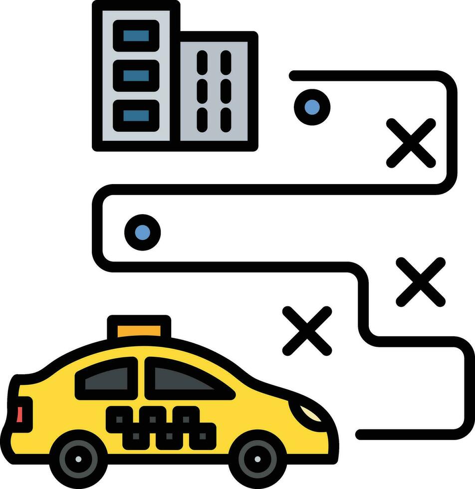 ruta vector icono