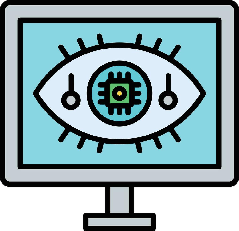 Computer Vision Vector Icon 30385088 Vector Art at Vecteezy