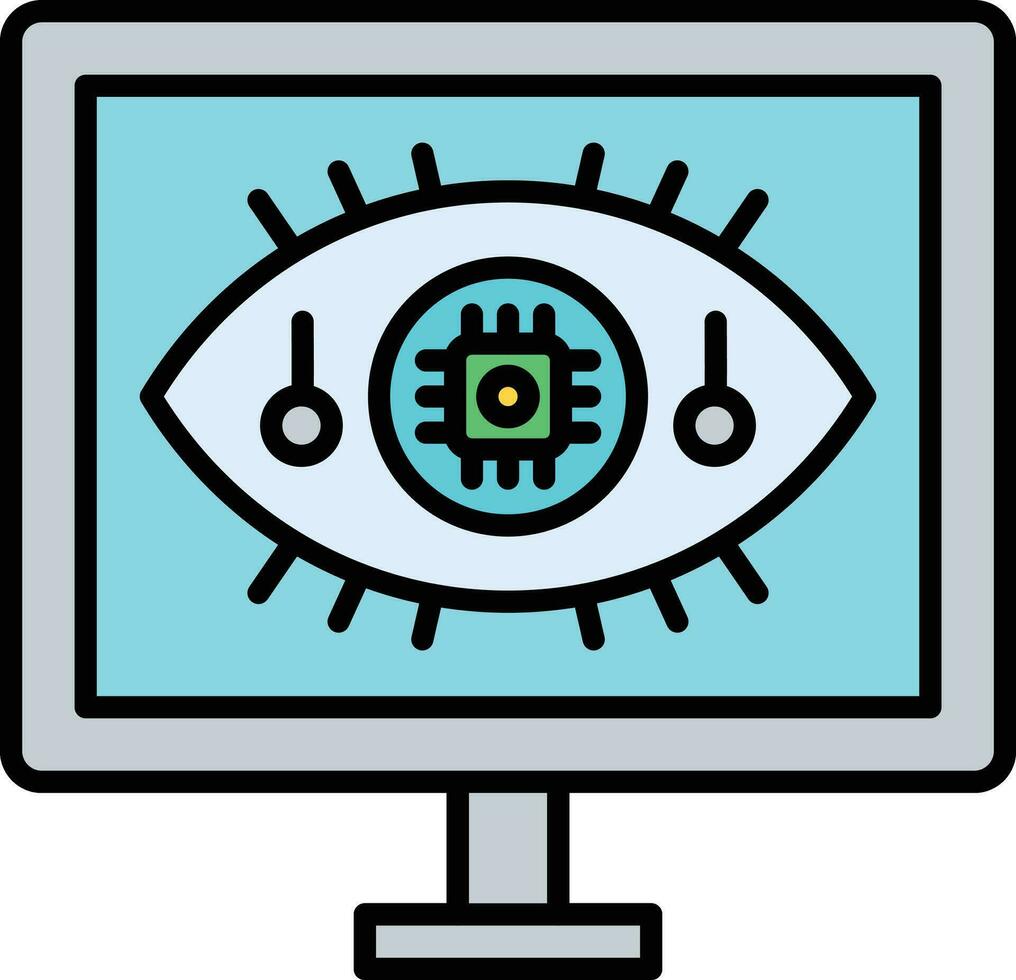 Computer Vision Vector Icon