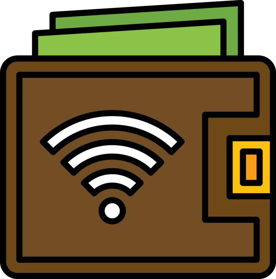 Smart Wallet Vector Icon
