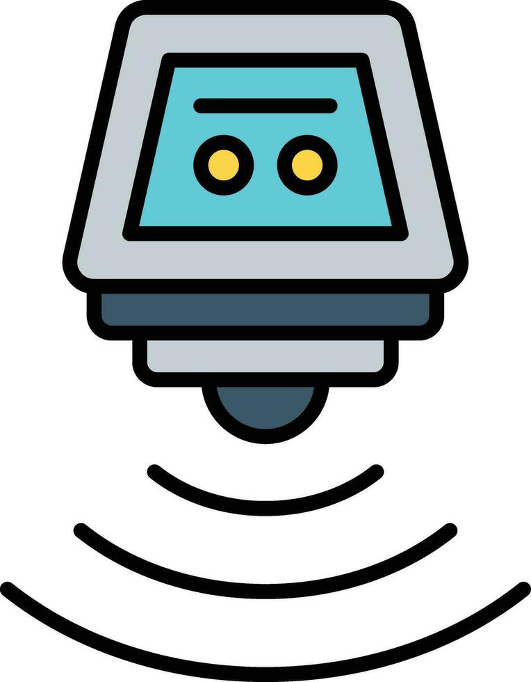 Smart Water Sensor Vector Icon