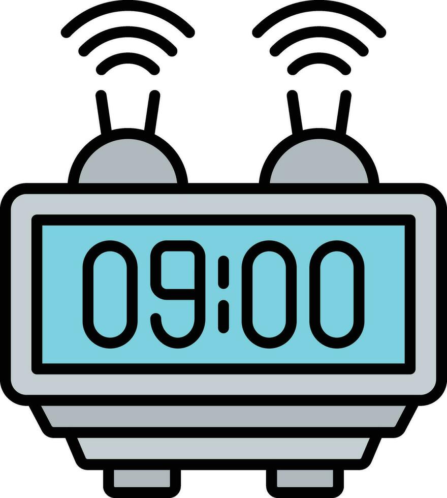 Smart Clock Vector Icon