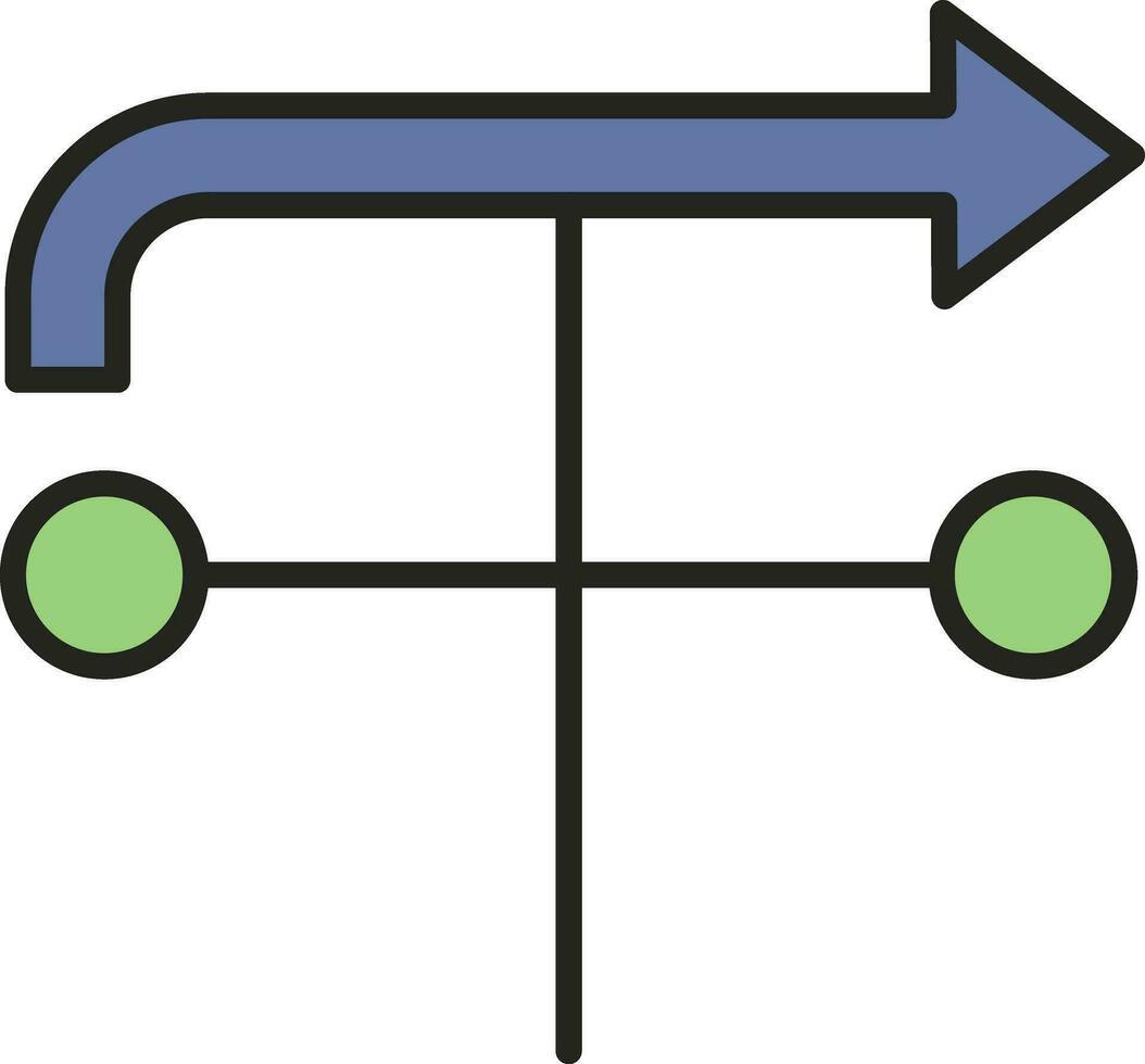 Weather Vane Vector Icon