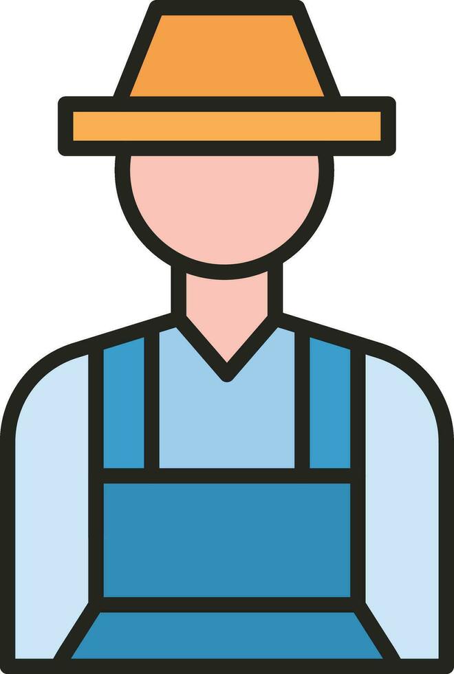 Farmer Vector Icon