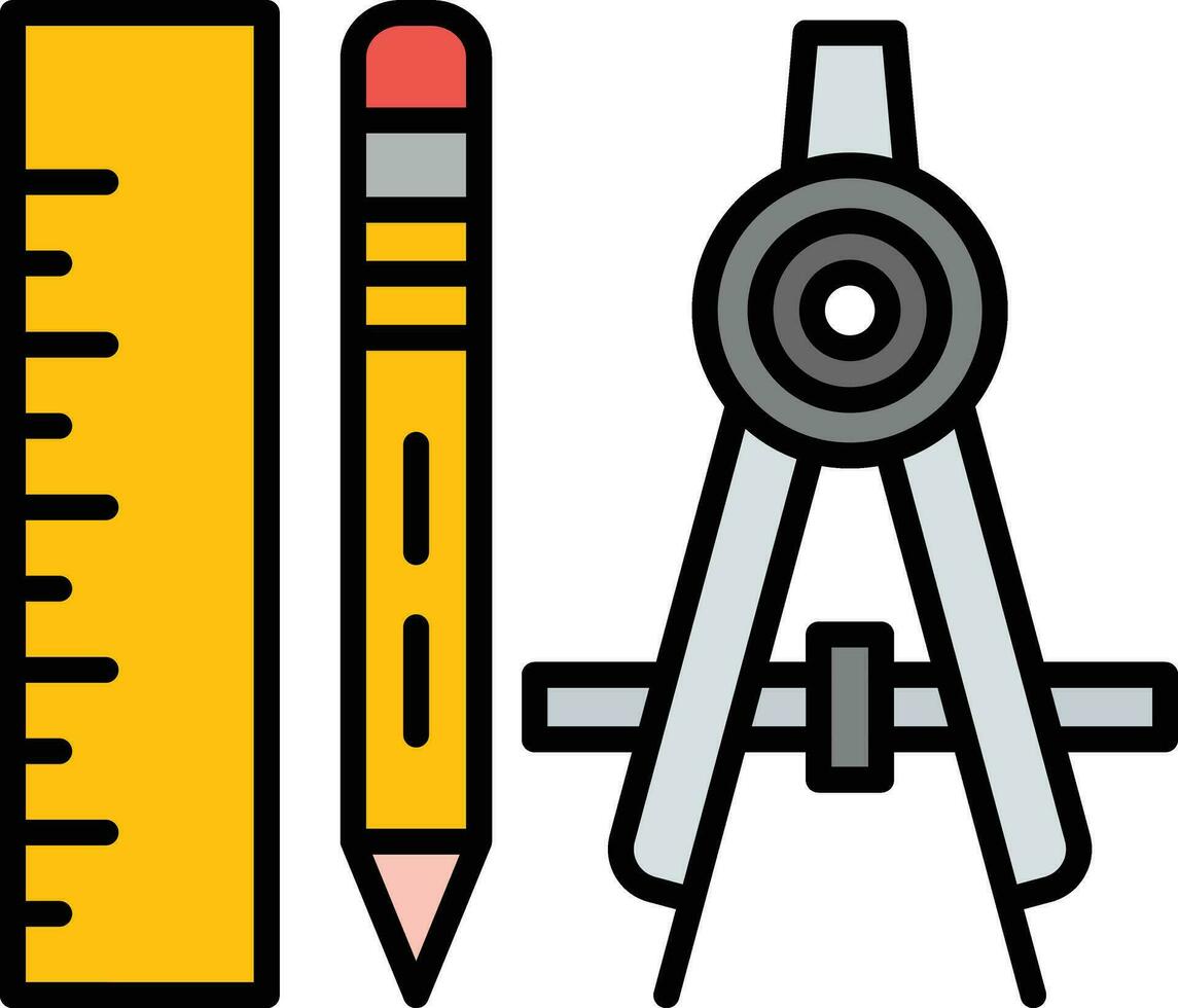 Geometry Tools Vector Icon