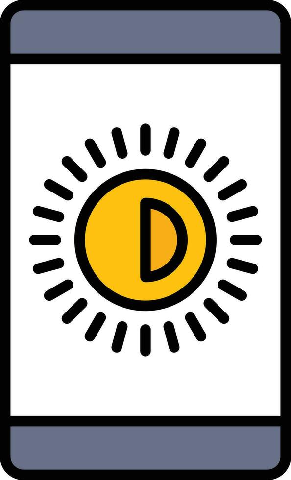 Brightness Medium Vector Icon