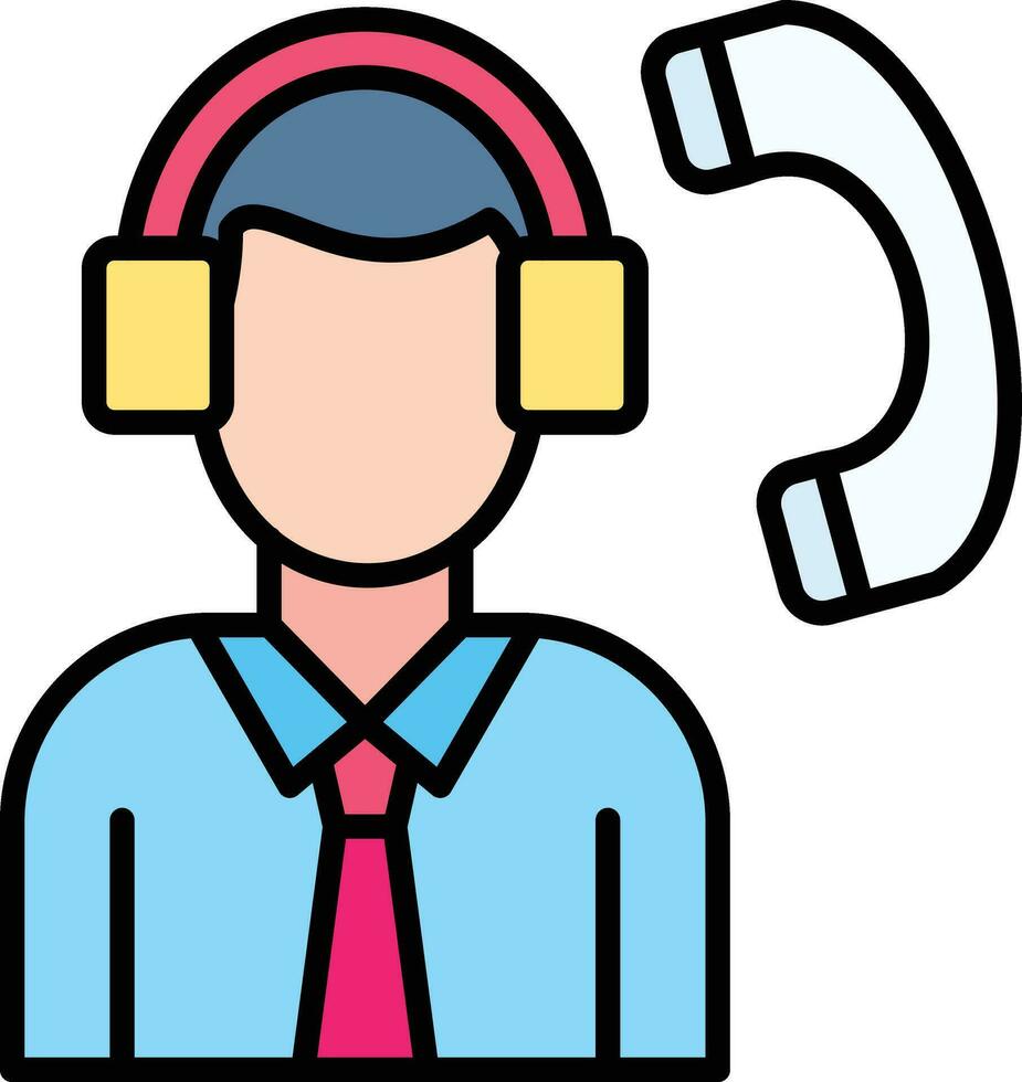 Support Agent Vector Icon