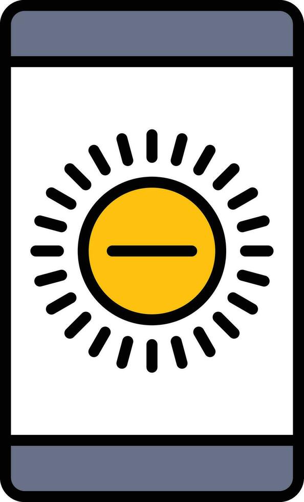 Brightness Low Vector Icon