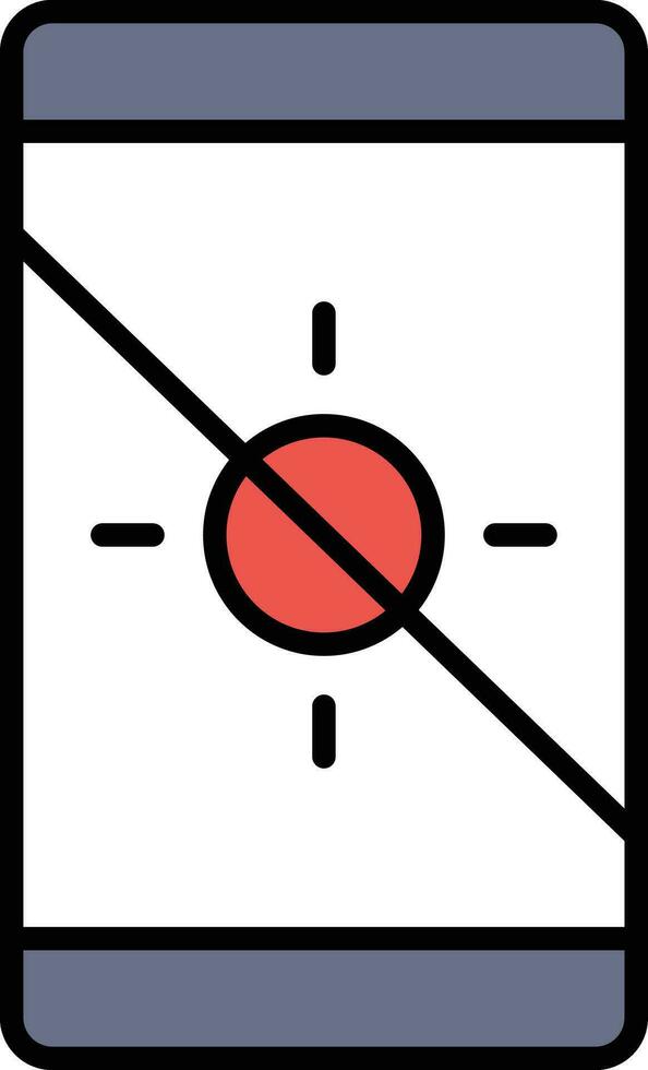 GPS apagado vector icono