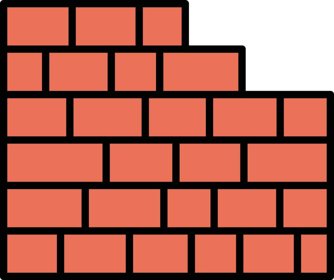 Brick Wall Vector Icon