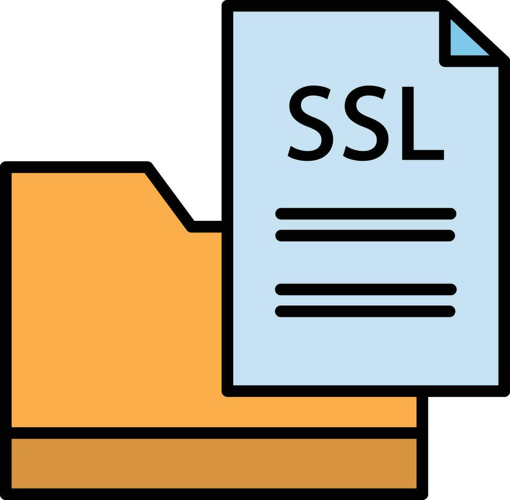 SSL File Vector Icon