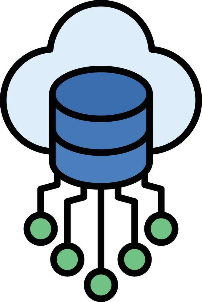 Cloud Storage Vector Icon