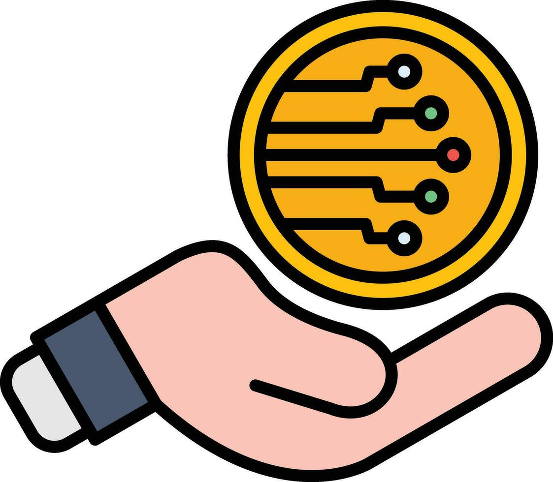 Initial Coin Offering Vector Icon