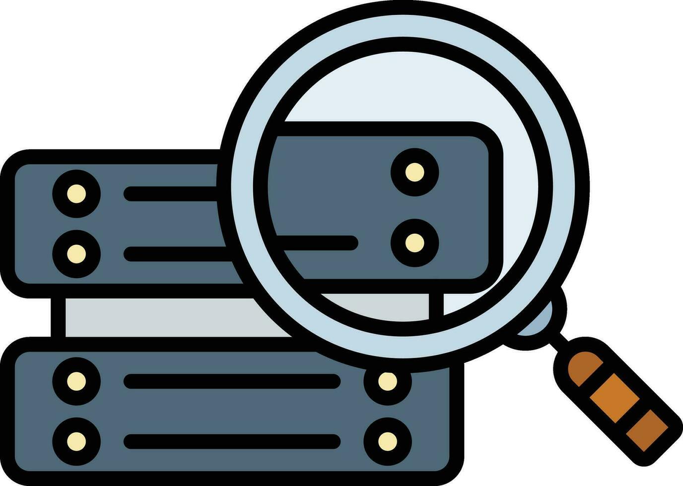 Data Query Vector Icon