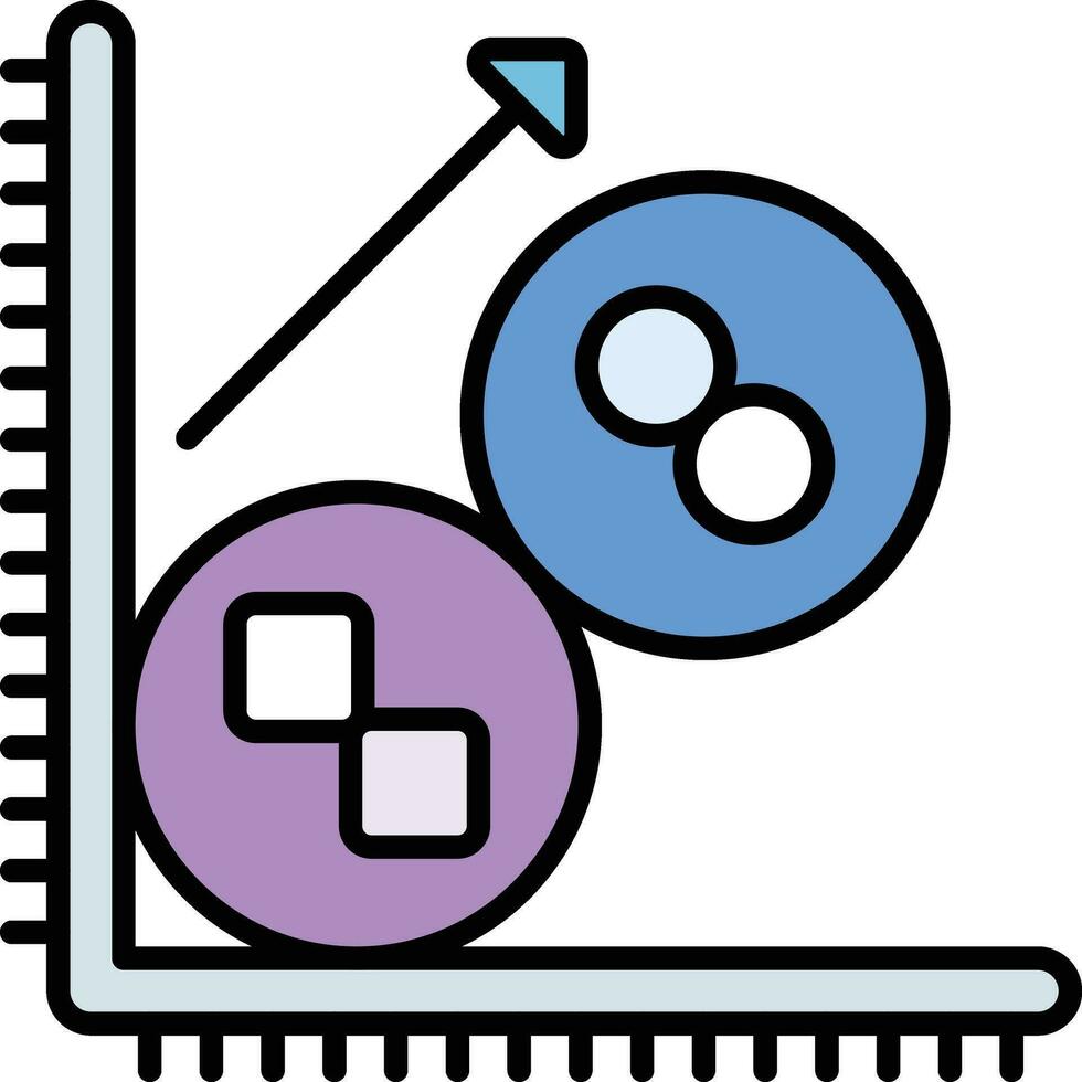 Cluster Analysis Vector Icon